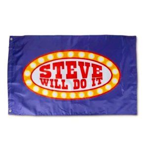 SteveWillDoIt Flag Nelk Boys Merch Las Vegas Light